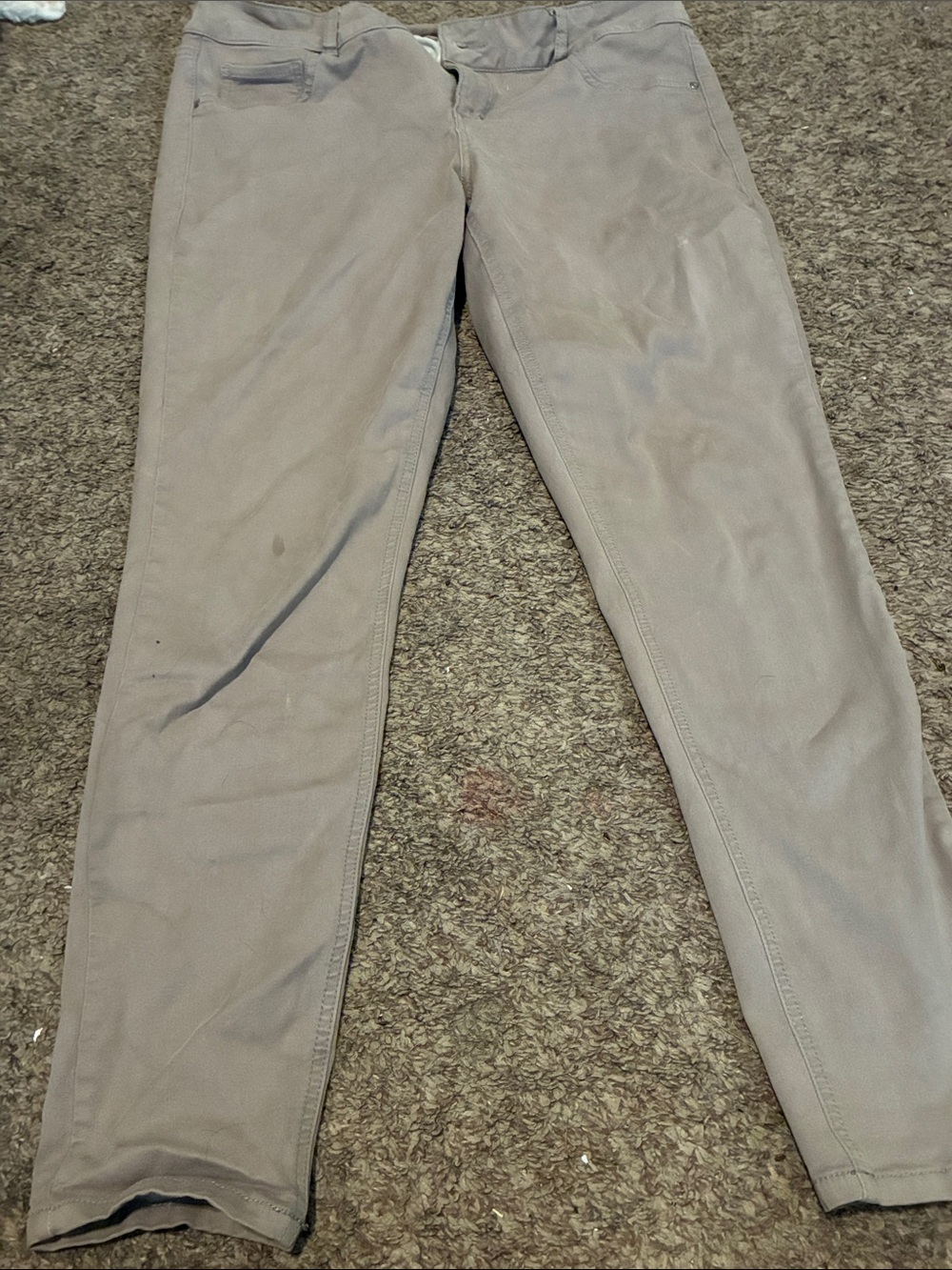 Maurices Skinny Jeans in Taupe Beige